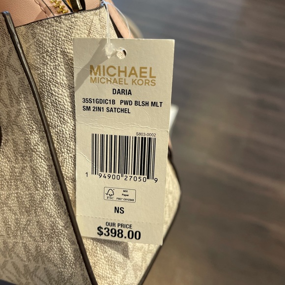 Michael Kors Daria Small 2 in 1 Satchel - Picture 9 of 11